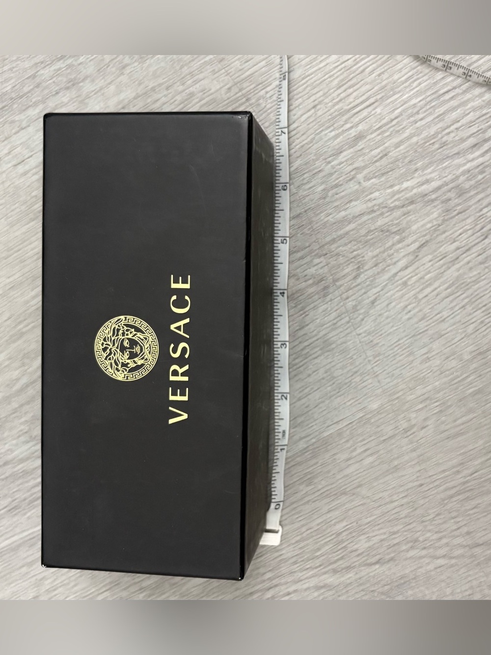 Versace Black with Gold Medusa Logo Box
